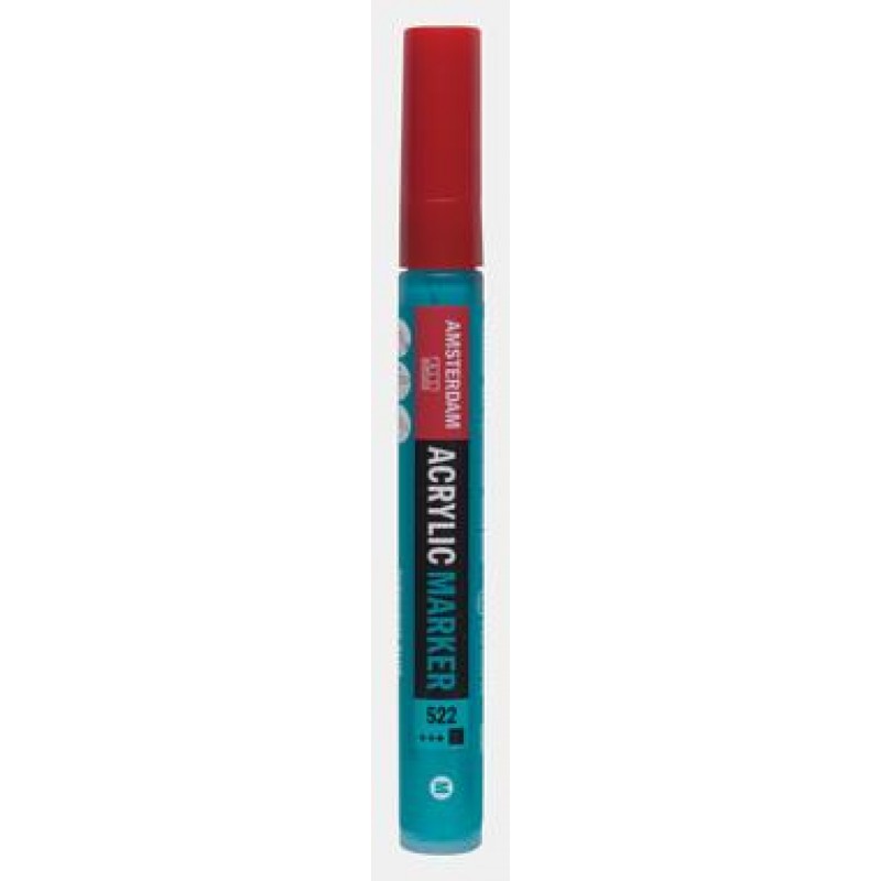 Acrylic Marker Medium 3-4mm 522 Turquoise Blue