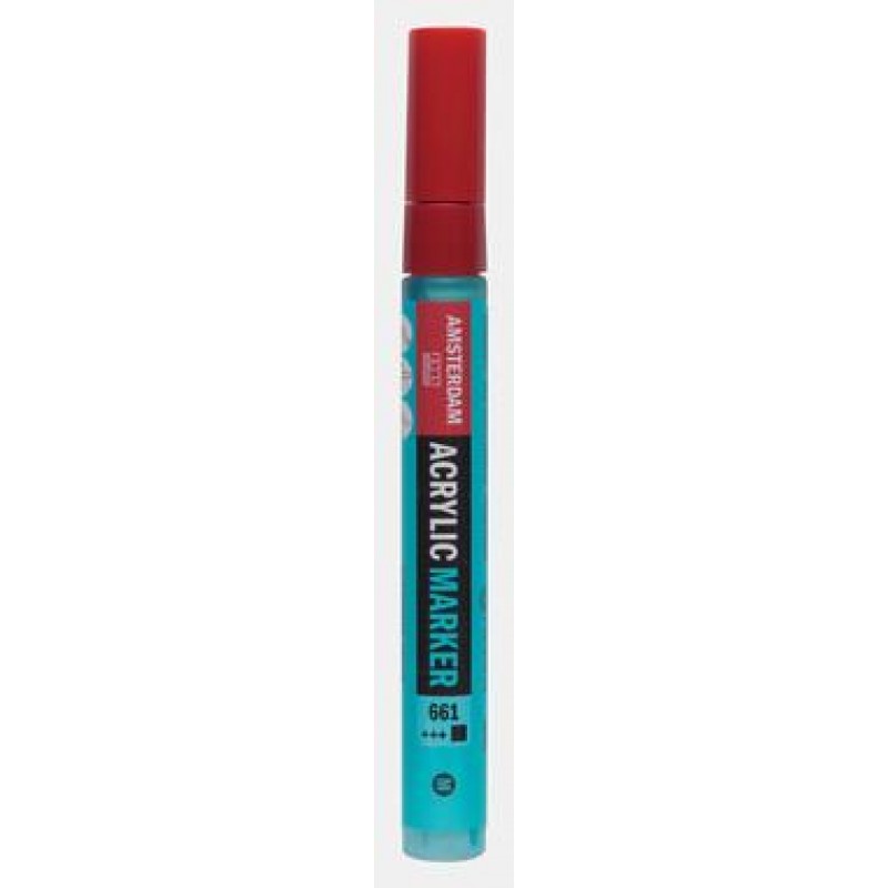 Acrylic Marker Medium 3-4mm 661 Turquoise Green