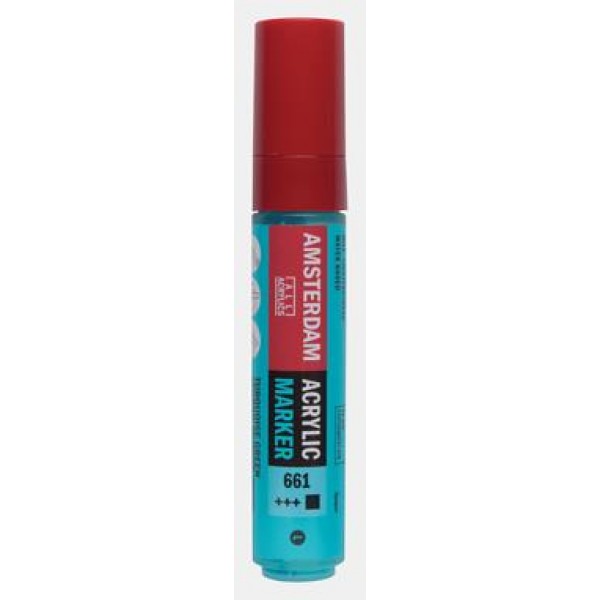 Acrylic Marker Large 8-15mm 661 Turquoise Green Acrylic Marker Large 8-15mm 661 Turquoise Green
