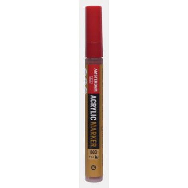 Acrylic Marker Medium 3-4mm 803 Deep Gold Acrylic Marker Medium 3-4mm 803 Deep Gold