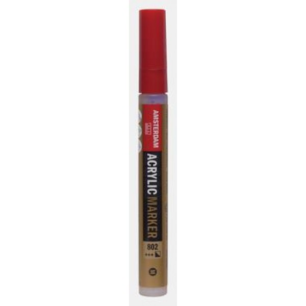 Acrylic Marker Medium 3-4mm 802 Light Gold Acrylic Marker Medium 3-4mm 802 Light Gold