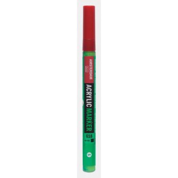 Acrylic Marker Small 1-2mm 618 Permanent Green Light Acrylic Marker Small 1-2mm 618 Permanent Green Light