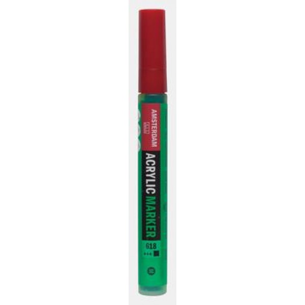 Acrylic Marker Medium 3-4mm 618 Permanent Green Light Acrylic Marker Medium 3-4mm 618 Permanent Green Light