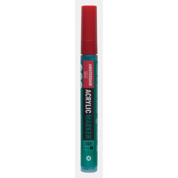 Acrylic Marker Medium 3-4mm 619 Permanent Green Deep Acrylic Marker Medium 3-4mm 619 Permanent Green Deep