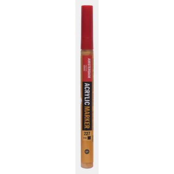 Acrylic Marker Small 1-2mm 227 Yellow Ochre Acrylic Marker Small 1-2mm 227 Yellow Ochre