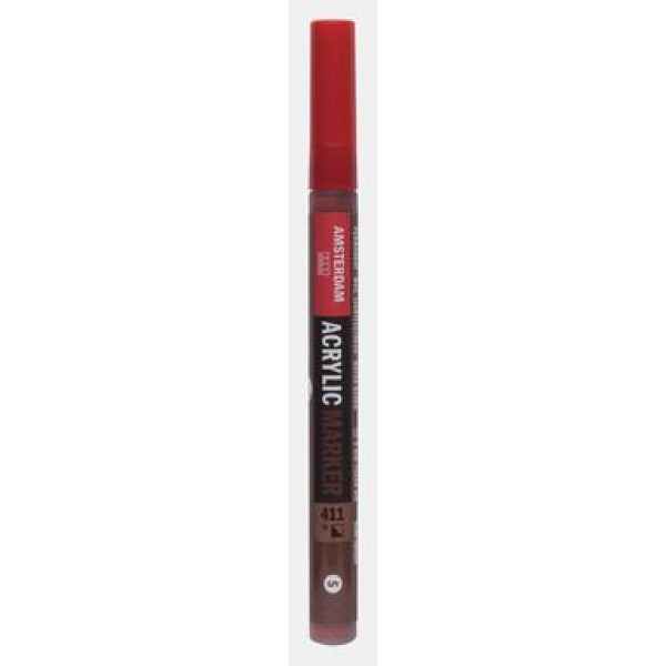 Acrylic Marker Small 1-2mm 411 Burnt Sienna Acrylic Marker Small 1-2mm 411 Burnt Sienna
