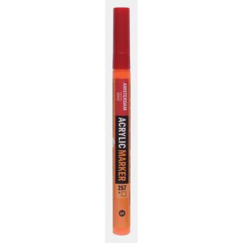 Acrylic Marker Small 1-2mm 257 Reflex Orange