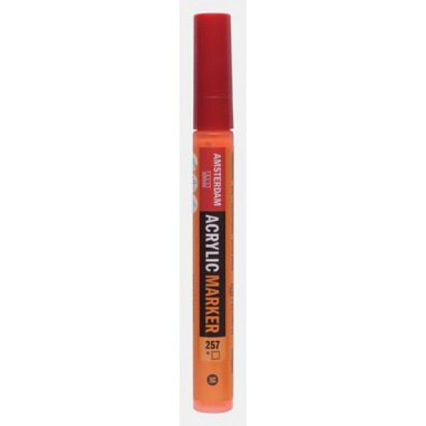 Acrylic Marker Medium 3-4mm 257 Reflex Orange Acrylic Marker Medium 3-4mm 257 Reflex Orange