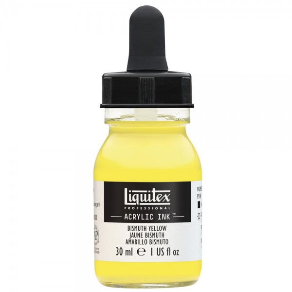 Liquitex Professional Acrylic Ink 30ml 155 Bismth Yellow Liquitex Professional Acrylic Ink 30ml 155 Bismth Yellow