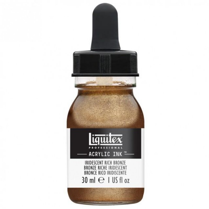Liquitex Professional Acrylic Ink 30ml 229 Iridescent Rich Bronze Liquitex Professional Acrylic Ink 30ml 229 Iridescent Rich Bronze