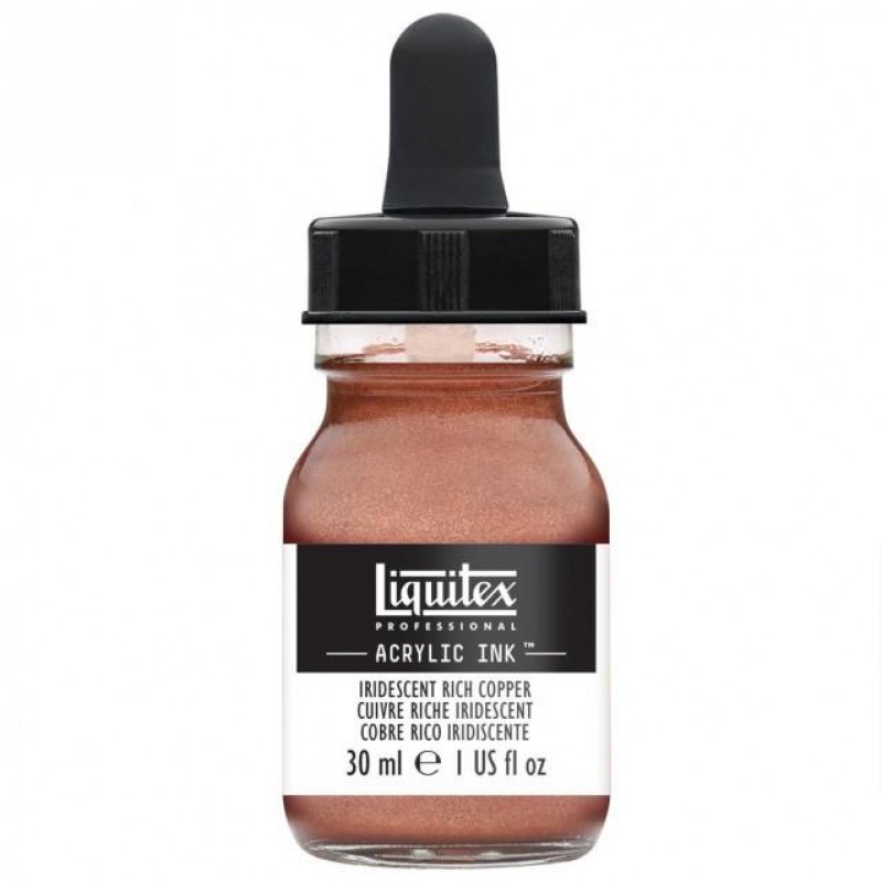 Liquitex Professional Acrylic Ink 30ml 230 Iridescent Rich Copper Liquitex Professional Acrylic Ink 30ml 230 Iridescent Rich Copper