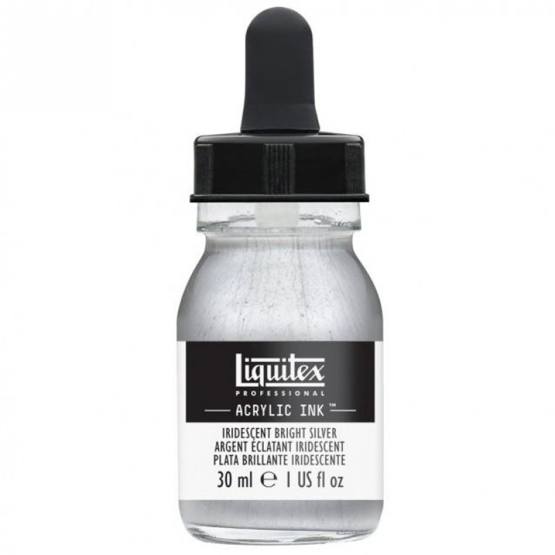 Liquitex Professional Acrylic Ink 30ml 236 Iridescent Bright Silver