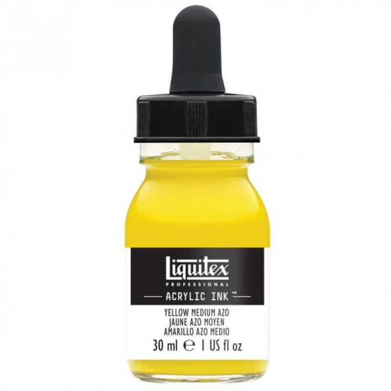 Liquitex Professional Acrylic Ink 30ml 412 Yellow Medium Azo