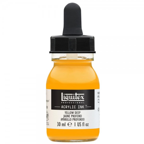 Liquitex Professional Acrylic Ink 30ml 295 Yellow Deep Liquitex Professional Acrylic Ink 30ml 295 Yellow Deep