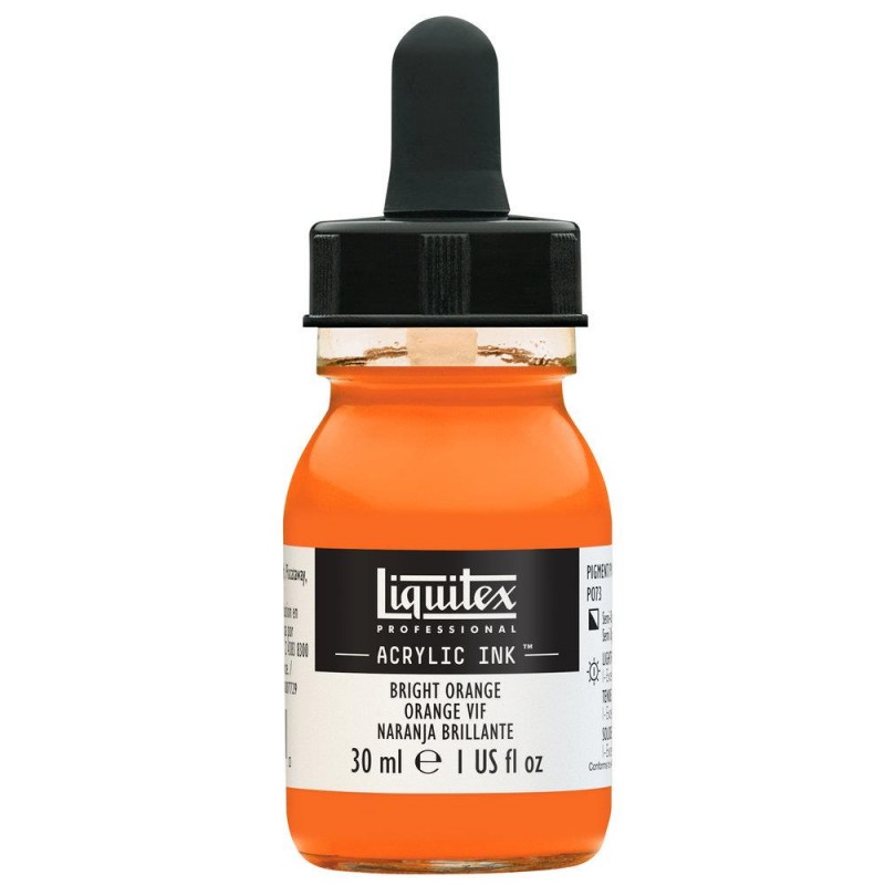 Liquitex Professional Acrylic Ink 30ml 720 Bright Orange