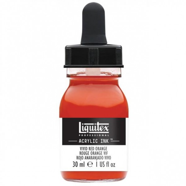 Liquitex Professional Acrylic Ink 30ml 620 Vivid Red Orange Liquitex Professional Acrylic Ink 30ml 620 Vivid Red Orange