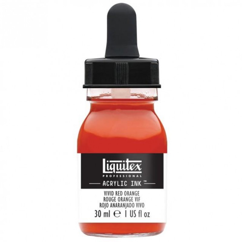 Liquitex Professional Acrylic Ink 30ml 620 Vivid Red Orange
