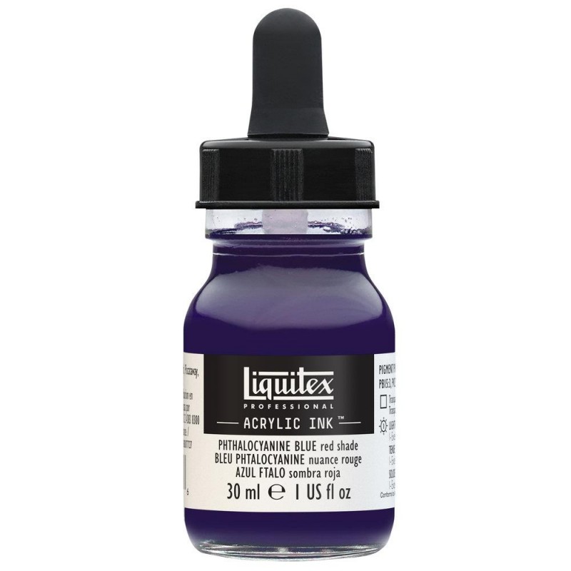 Liquitex Professional Acrylic Ink 30ml 314 Phthalocyanine Blue Red Shade