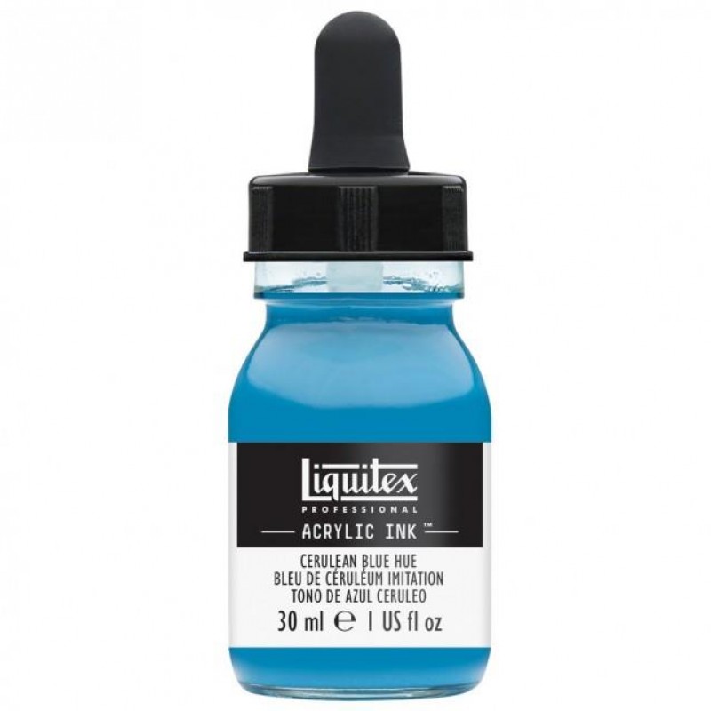 Liquitex Professional Acrylic Ink 30ml 470 Cerulean Blue Hue