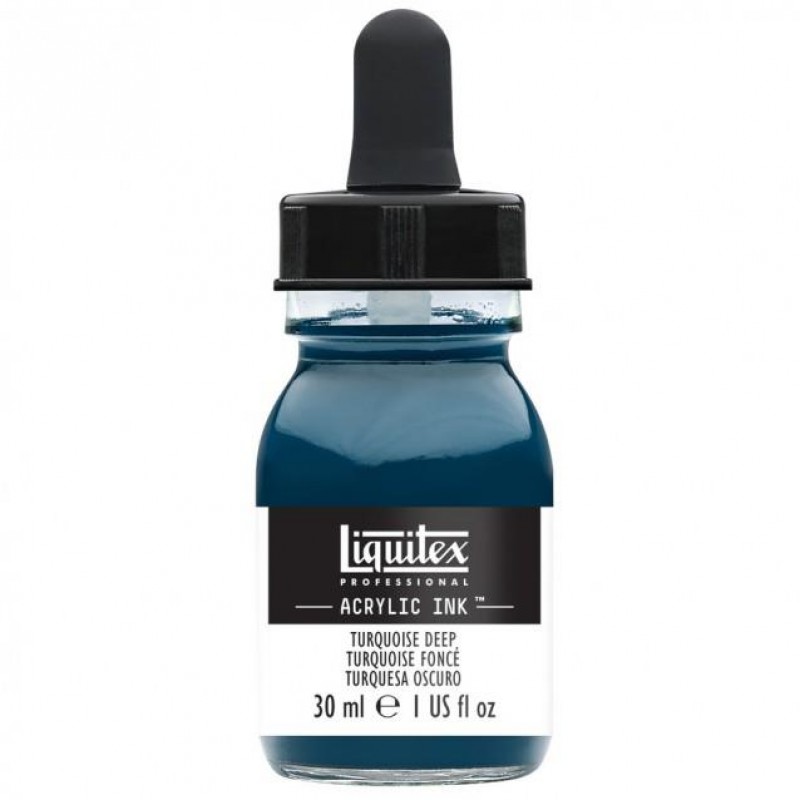 Liquitex Professional Acrylic Ink 30ml 561 Turquoise Deep Liquitex Professional Acrylic Ink 30ml 561 Turquoise Deep