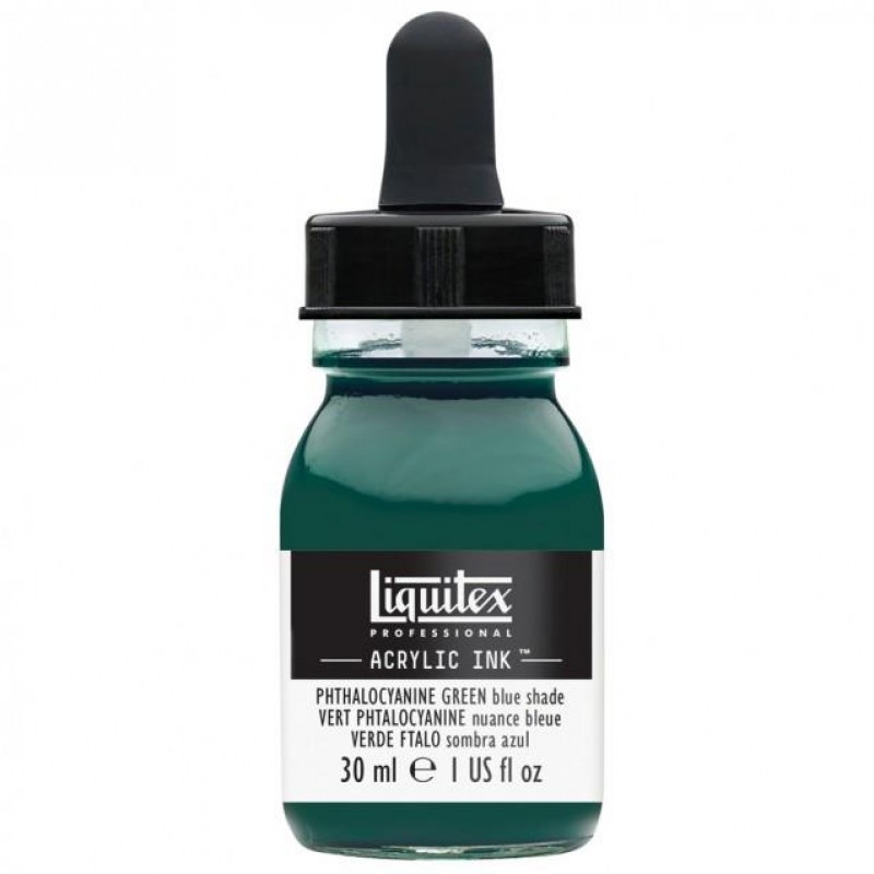 Liquitex Professional Acrylic Ink 30ml 317 Phthalocyanine Green (Blue Shade)