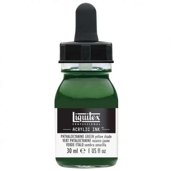 Liquitex Professional Acrylic Ink 30ml 319 Phthalocyanine Green (Yellow Shade)