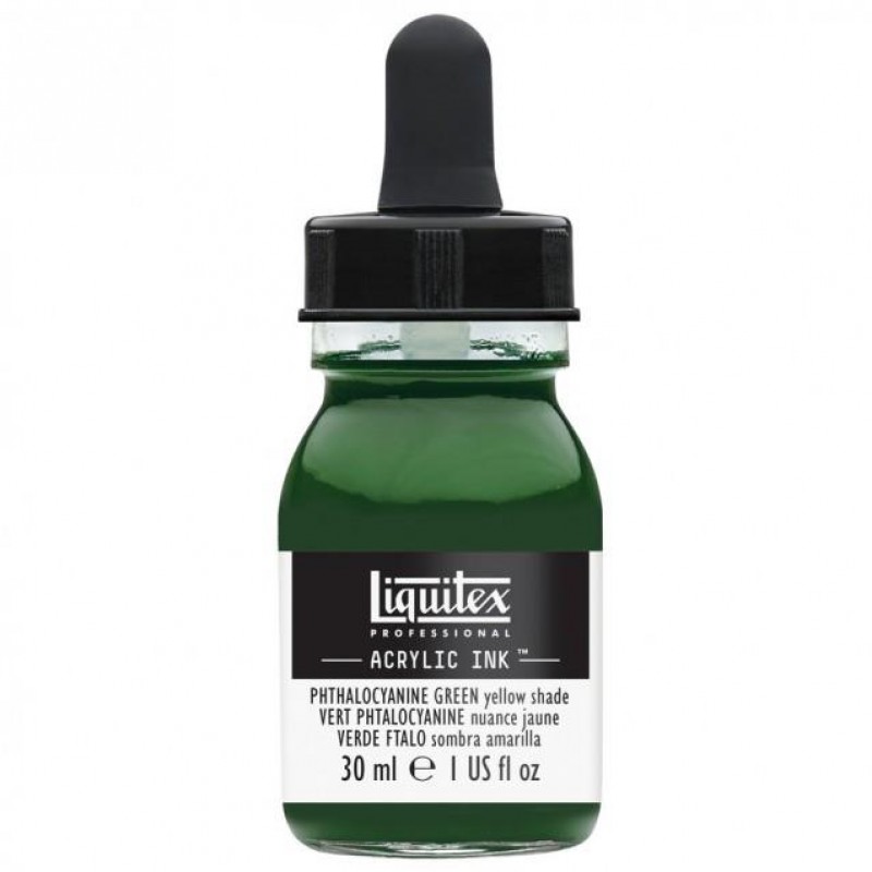 Liquitex Professional Acrylic Ink 30ml 319 Phthalocyanine Green (Yellow Shade)