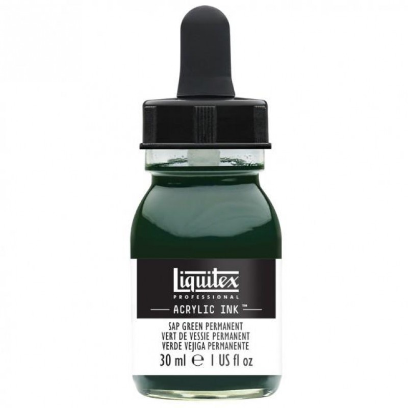 Liquitex Professional Acrylic Ink 30ml 315 Sap Green Permanent