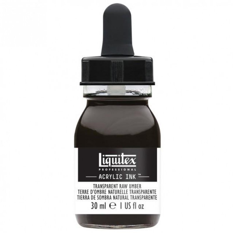 Liquitex Professional Acrylic Ink 30ml 333 Transparent Raw Umber Liquitex Professional Acrylic Ink 30ml 333 Transparent Raw Umber