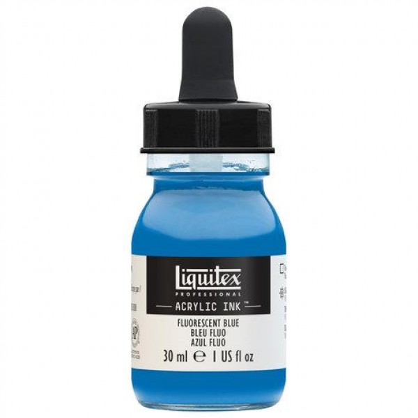 Liquitex Professional Acrylic Ink 30ml 984 Fluorescent Blue