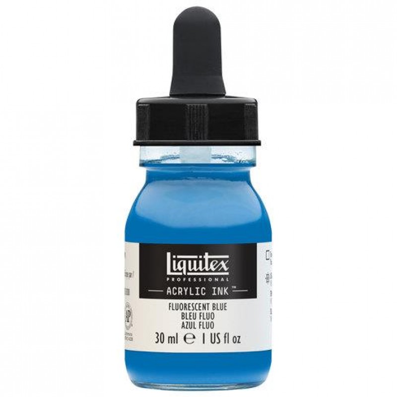 Liquitex Professional Acrylic Ink 30ml 984 Fluorescent Blue