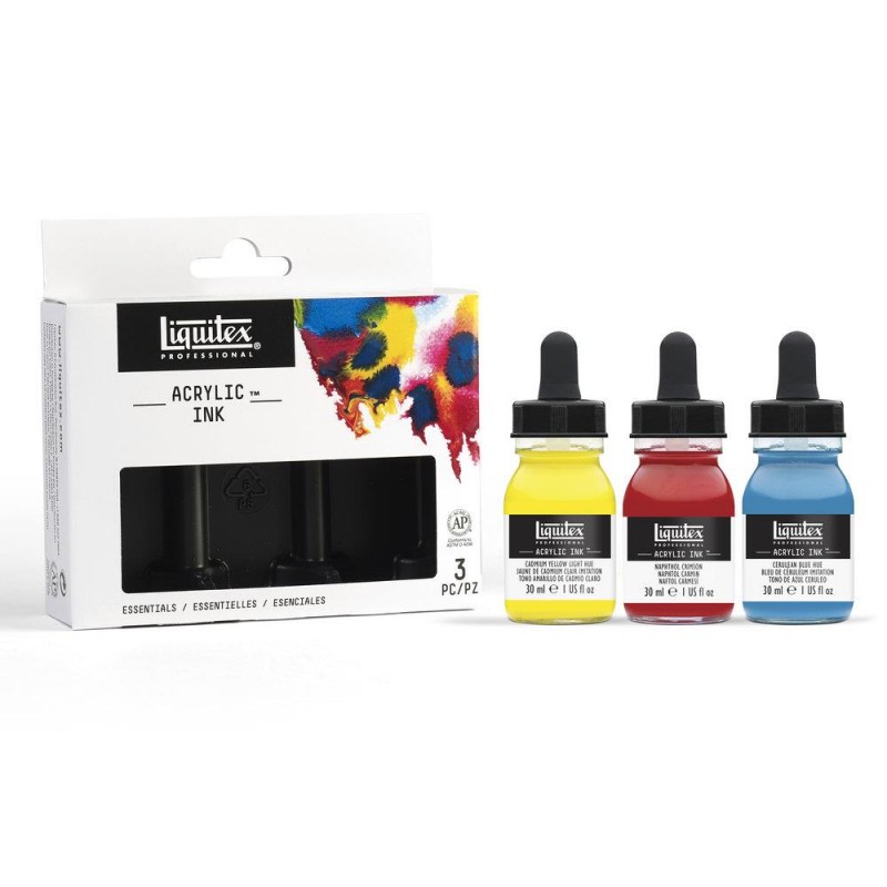 Liquitex Professional Acrylic Ink 3 x 30ml Βασικά Χρώματα
