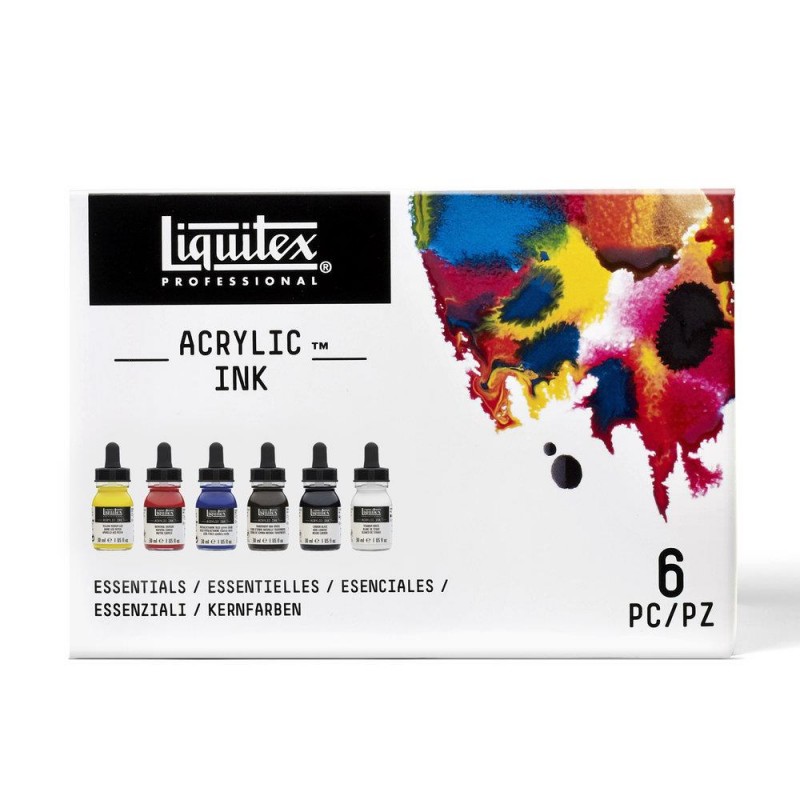 Liquitex Professional Acrylic Ink 6 x 30ml Βασικά Χρώματα Liquitex Professional Acrylic Ink 6 x 30ml Βασικά Χρώματα
