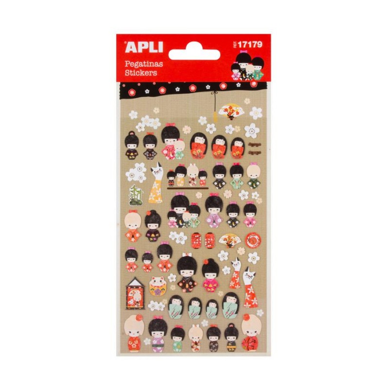 Apli Kids Kokeshi Doll Αυτοκόλλητα