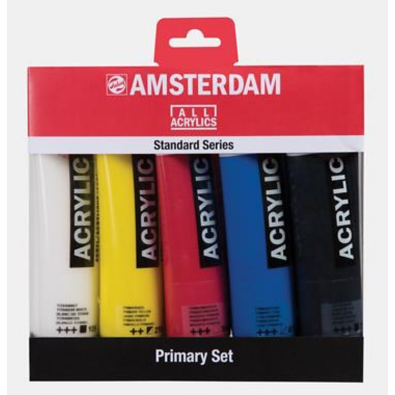 Amsterdam Σετ 5 Ακρυλικά Χρώματα 120ml Amsterdam Σετ 5 Ακρυλικά Χρώματα 120ml