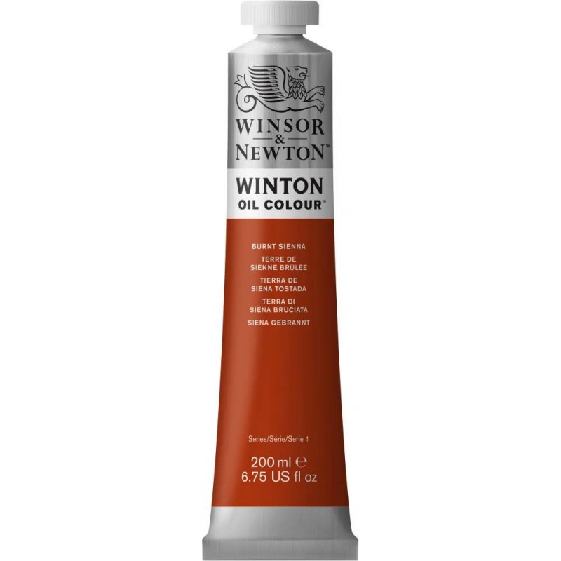 Winton Oil 200ml 074 Burnt Sienna