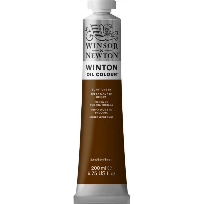 Winton Oil 200ml 076 Burnt Umber