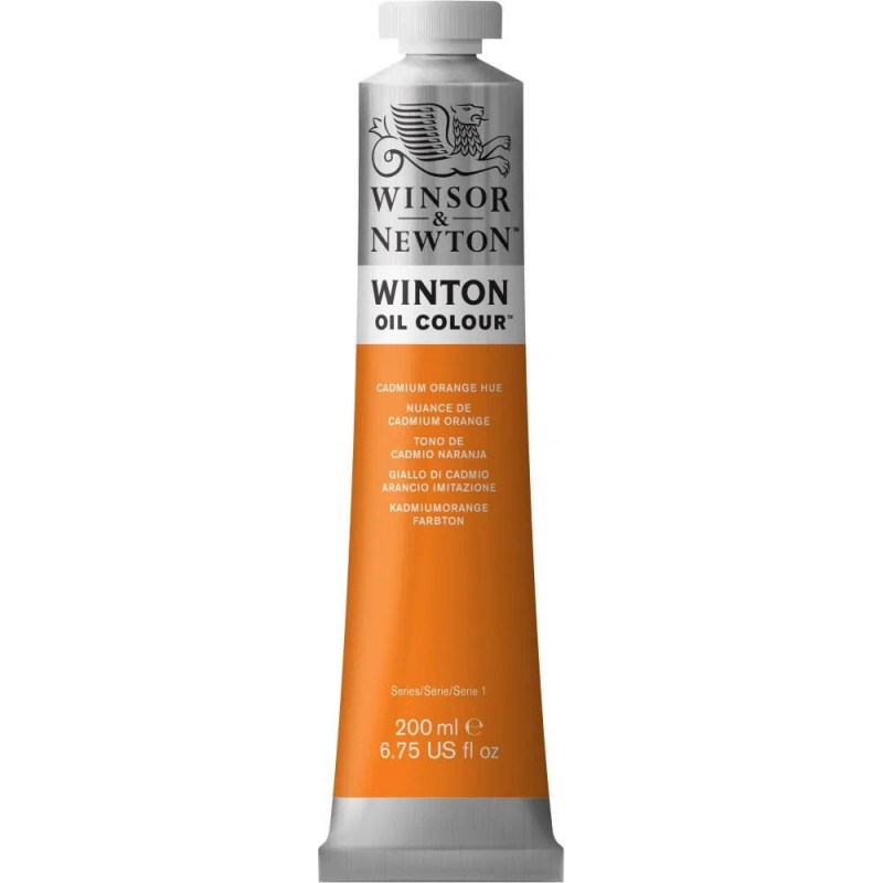 Winton Oil 200ml 090 Cadmium Orange Hue