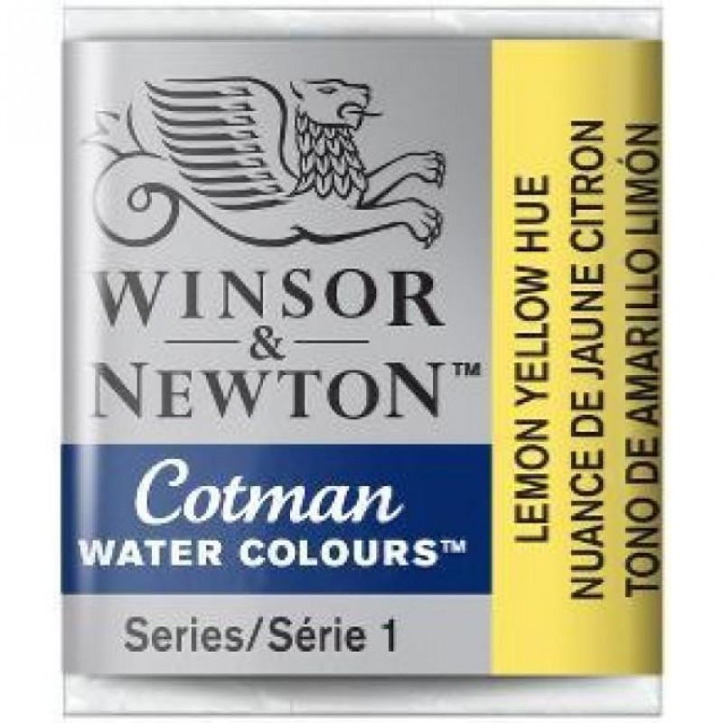 Cotman Half Pan 346 Lemon Yellow Hue