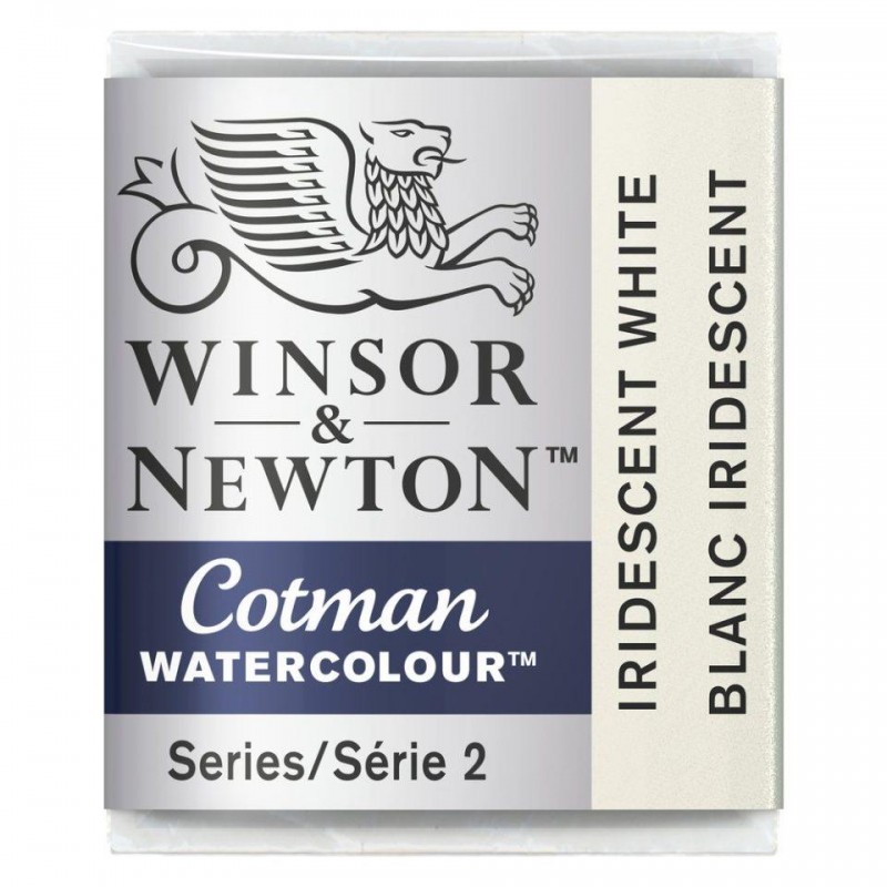 Cotman Half Pan 330 Iridescent White Cotman Half Pan 330 Iridescent White