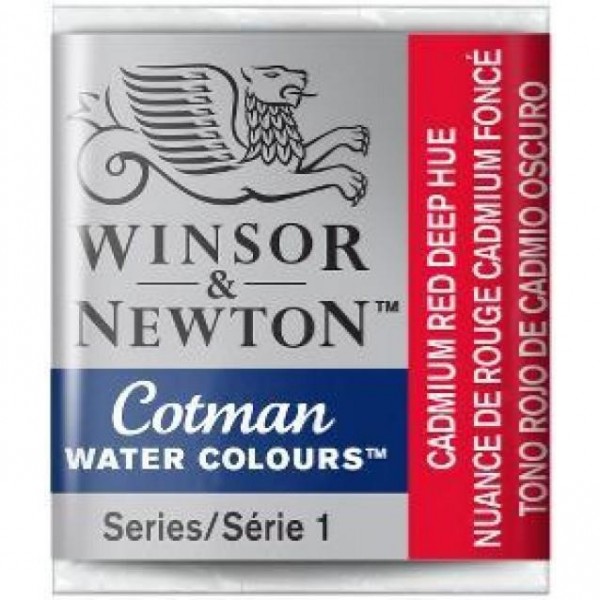 Cotman Half Pan 098 Cadmium Red Deep Hue Cotman Half Pan 098 Cadmium Red Deep Hue