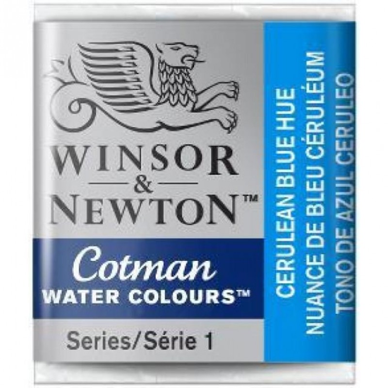 Cotman Half Pan 139 Cerulean Blue Hue