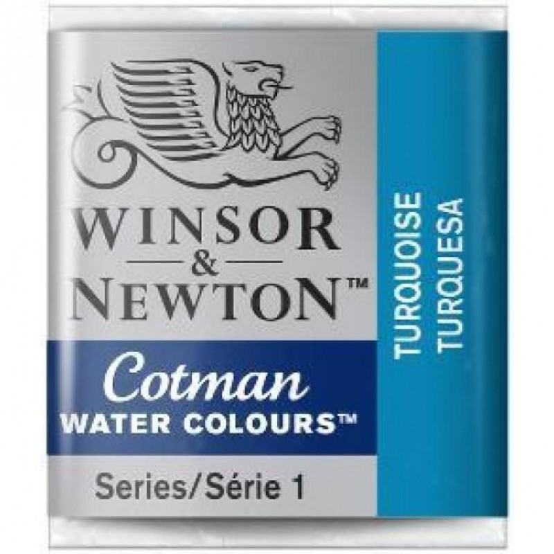 Cotman Half Pan 654 Turquoise