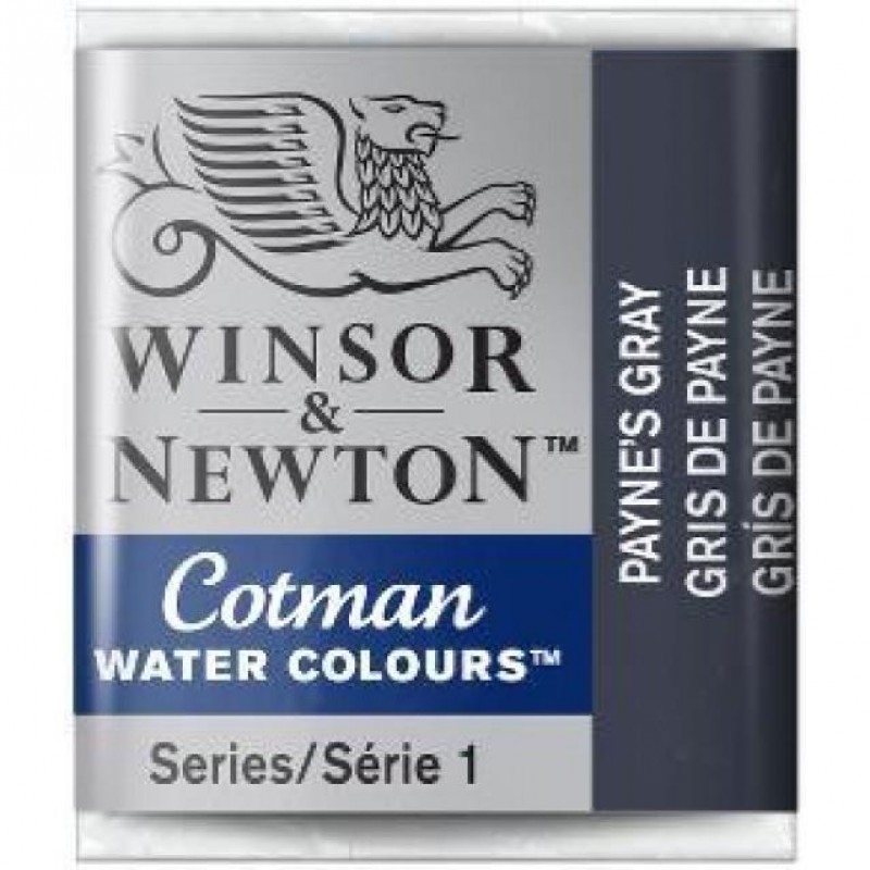 Cotman Half Pan 465 Paynes Gray