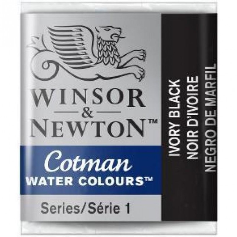 Cotman Half Pan 331 Ivory Black Cotman Half Pan 331 Ivory Black