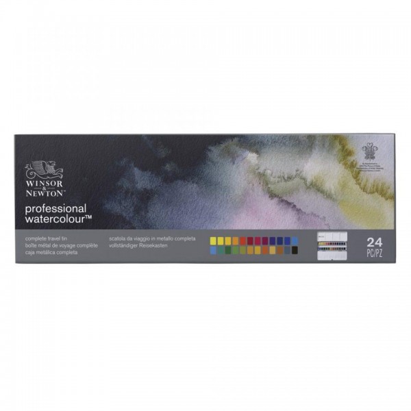 Σετ Professional Watercolor Μεταλλική Κασετίνα με 24 Πλακάκια Ακουαρέλας Σετ Professional Watercolor Μεταλλική Κασετίνα με 24 Πλακάκια Ακουαρέλας