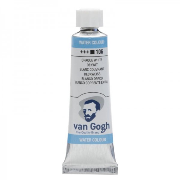 Van Gogh Σωληνάριο Ακουαρέλας 10ml 106 White  Extra Opaque Van Gogh Σωληνάριο Ακουαρέλας 10ml 106 White  Extra Opaque