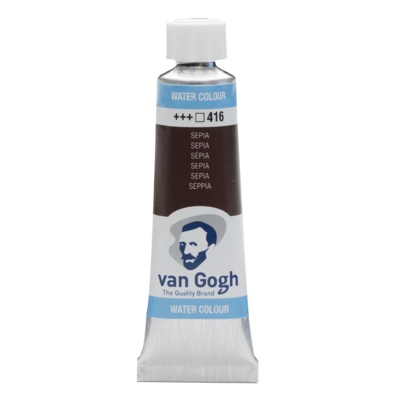 Van Gogh Σωληνάριο Ακουαρέλας 10ml 416 Sepia