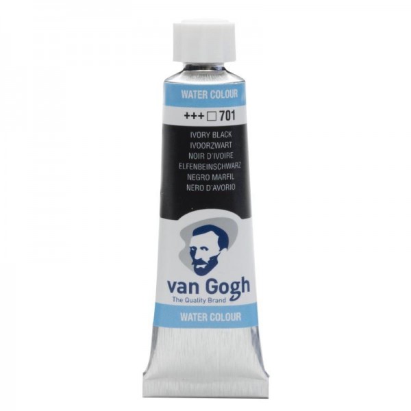 Van Gogh Σωληνάριο Ακουαρέλας 10ml 701 Ivory Black Van Gogh Σωληνάριο Ακουαρέλας 10ml 701 Ivory Black