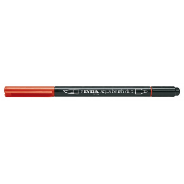 Lyra Aqua Brush Duo Deep Carmine Lyra Aqua Brush Duo Deep Carmine
